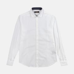 Camicia bianca con colletto alla francese da uomo Upton di Nuvolari