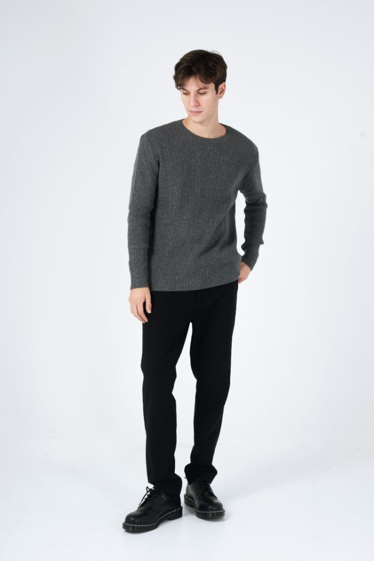 MAGLIONE RIFO' EXCLUSIVE X NVLR GRIGIO