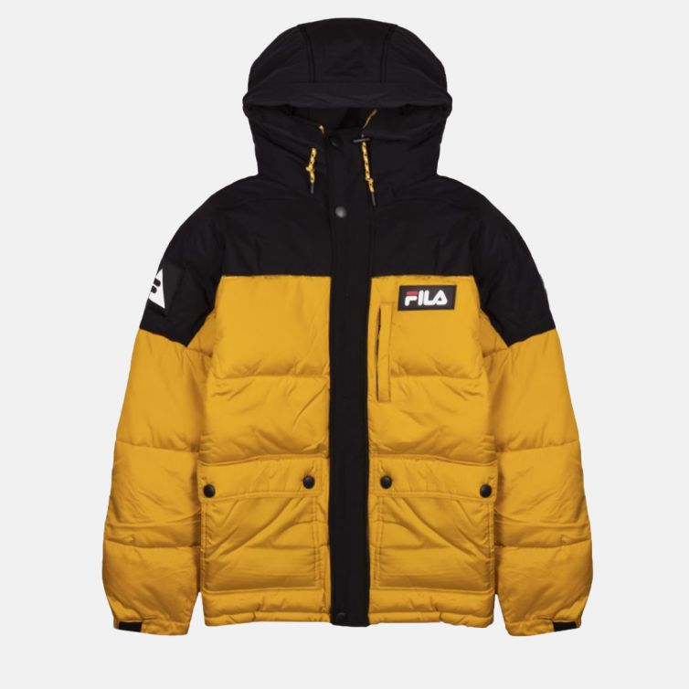 PIUMINO UOMO FILA NUG GOLD BLK