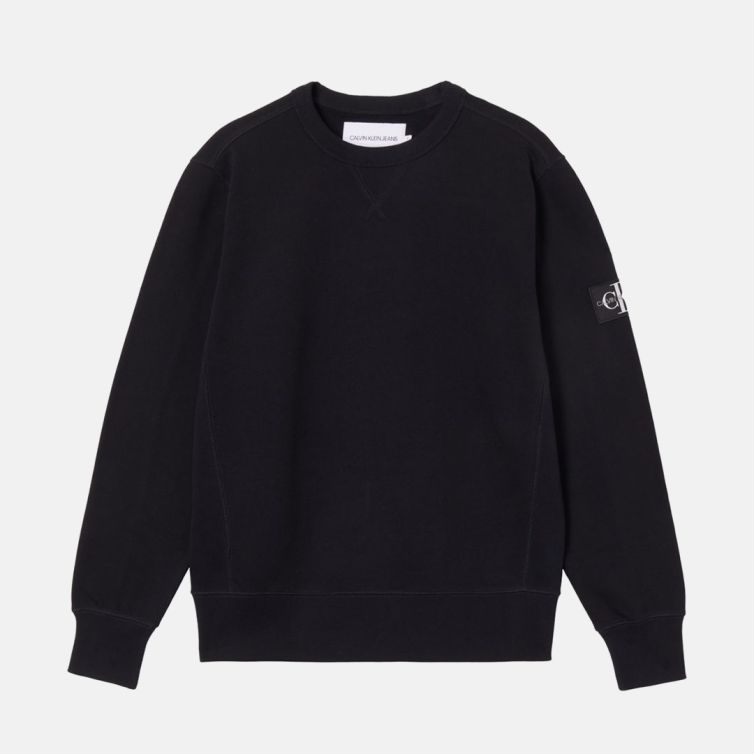 Felpa calvin klein nera hotsell