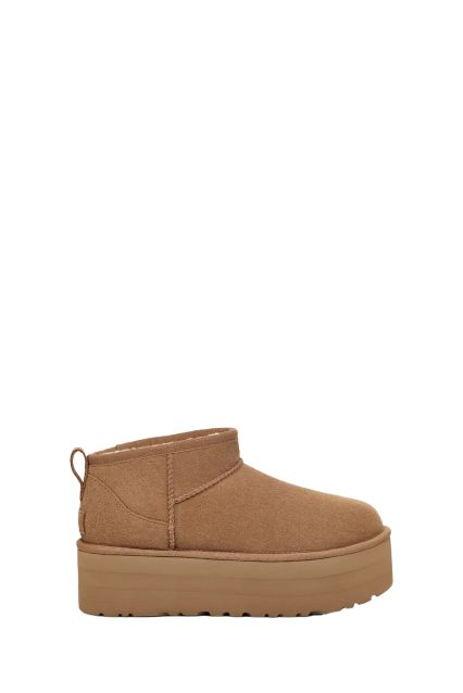 STIVALETTI DONNA UGG CLASSIC ULTRA MINI PLATFORM CHESTNUT