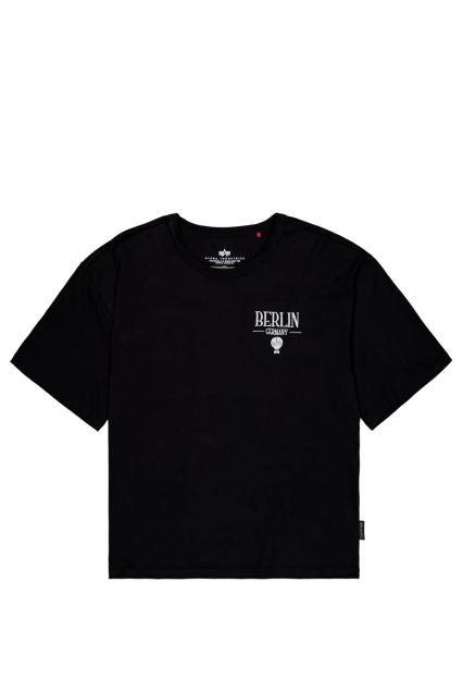 T-SHIRT UOMO ALPHA INDUSTRIES BERLIN CANDY TEE BLACK