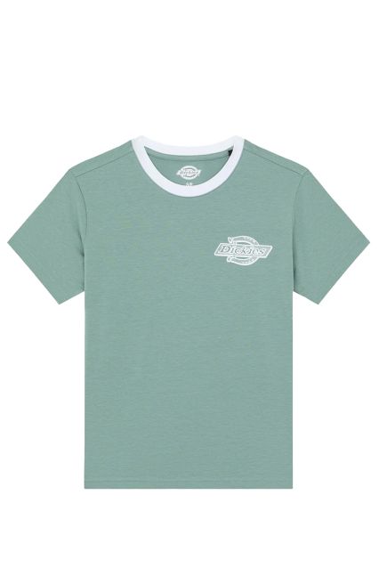 T-SHIRT DONNA DICKIES PLAINVILLE RINGER TEE STORMY SEA