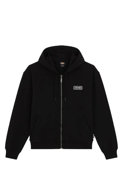 W DESHLER FZ HOODIE BLACK-BLK1