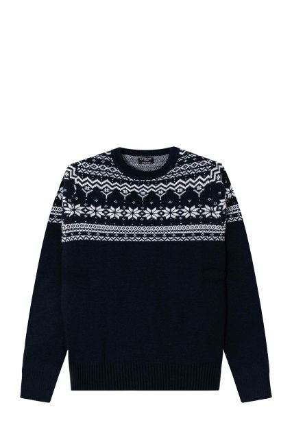 MAGLIA UOMO NUVOLARI EWC VINSON PANNA/BLU