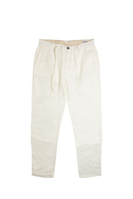 PANTALONE UOMO NUVOLARI ROSEVILLE BIANCO