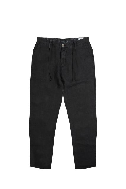 PANTALONE UOMO NUVOLARI ROSEVILLE NERO