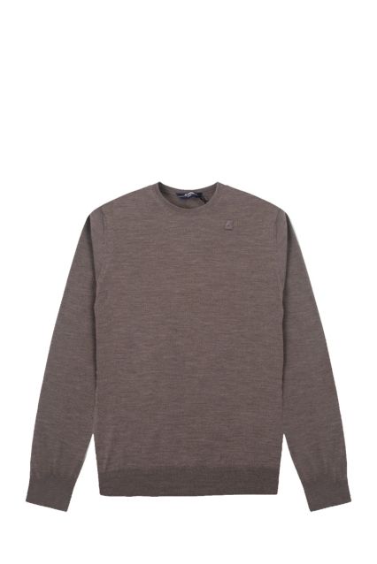 MAGLIA UOMO K-WAY K6113BW BEIGE TAUPE