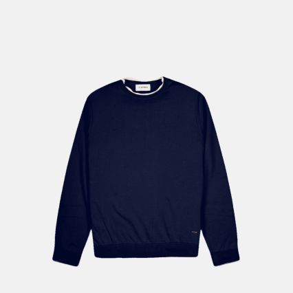 MAGLIA DOLLY BLU/PANNA