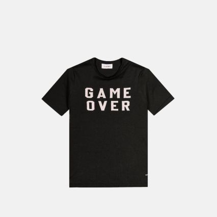 T-SHIRT FACTORY NERO/PESCA