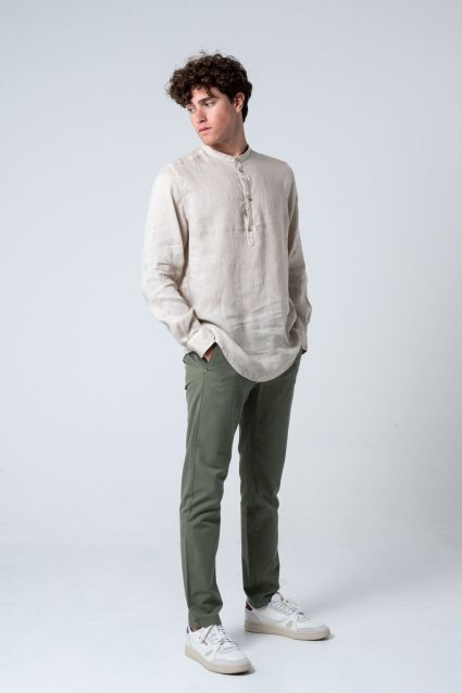 CAMICIA UOMO NUVOLARI SEAMAN ECRU