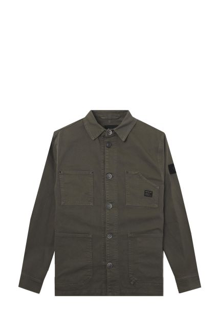 OVERSHIRT UOMO NUVOLARI MICHIGAN VERDE MILITARE