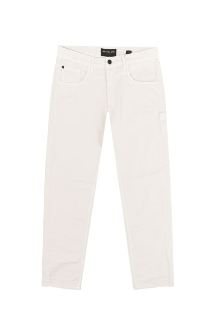 PANTALONE UOMO NUVOLARI LATTE