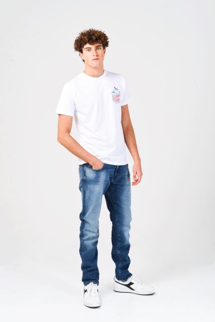 T-SHIRT UOMO ROY ROGER'S OFF WHITE