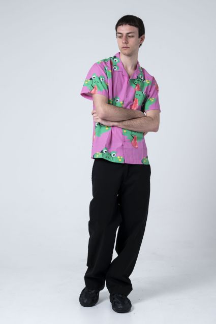 CAMICIA UOMO OBEY WILD ROSE