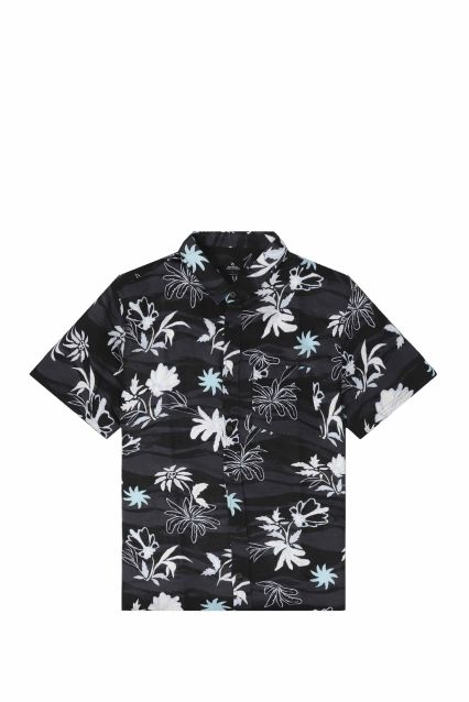 CAMICIA WASHED BLACK-8264