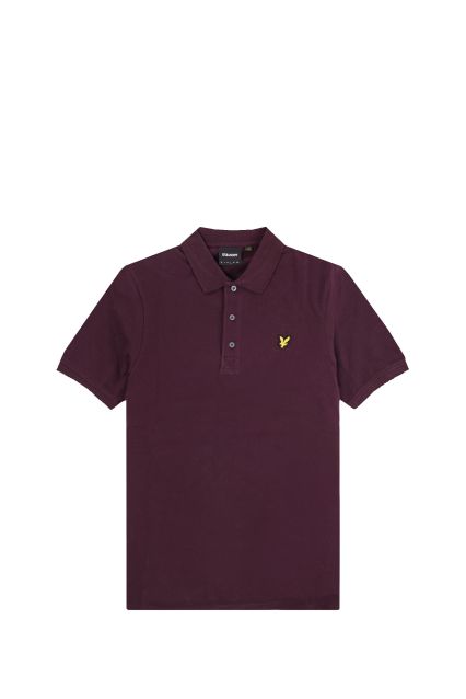 POLO UOMO LYLE & SCOTT BURGUNDY