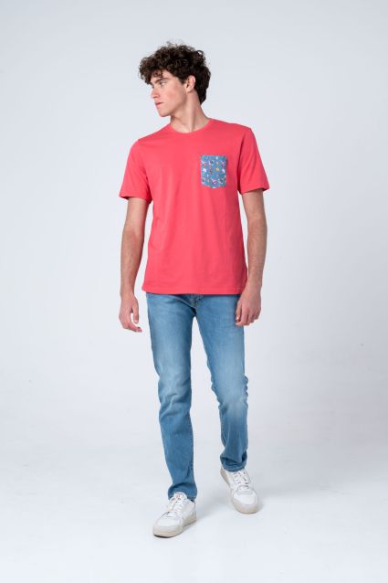 T-SHIRT UOMO NUVOLARI COMPASS CORALLO