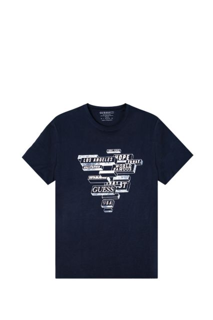 T-SHIRT UOMO GUESS JEANS SMART BLUE