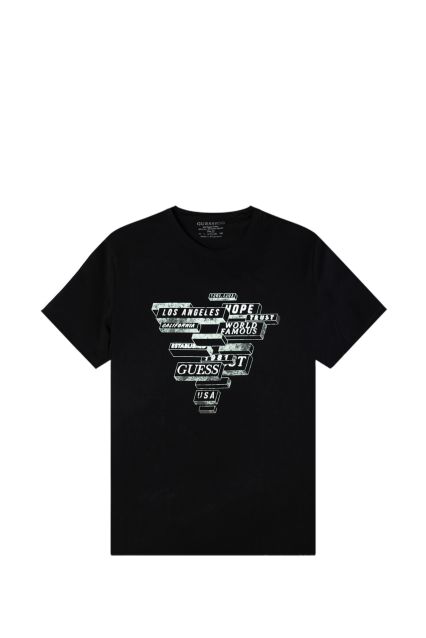 T-SHIRT UOMO GUESS JEANS JET BLACK