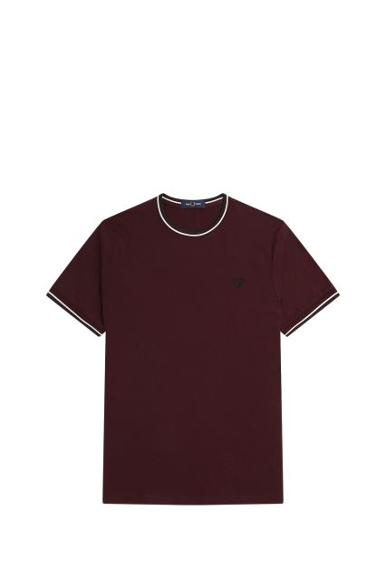 T-SHIRT UOMO FRED PERRY OXBLOOD