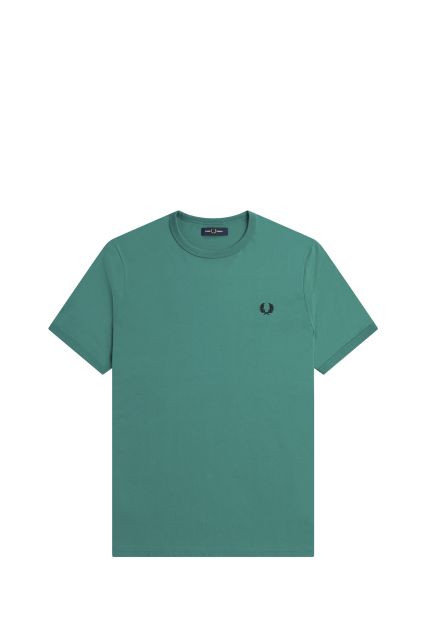T-SHIRT UOMO FRED PERRY DEEP MINT