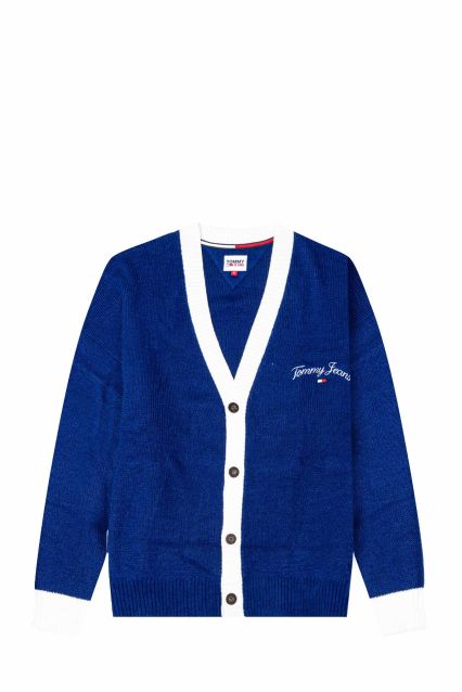 CARDIGAN UOMO TOMMY JEANS NAVY VOYAGE