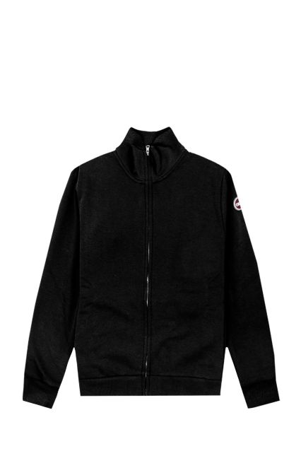 FELPA UOMO COLMAR WX BLACK CON ZIP DI CHIUSURA