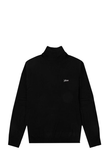 MAGLIA UOMO GUESS JEANS JET BLACK A COLLO ALTO