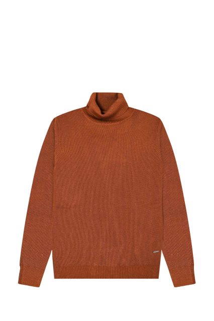 MAGLIA UOMO NUVOLARI REBYL ZENZERO A COLLO ALTO