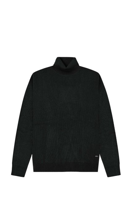 MAGLIA UOMO NUVOLARI REBYL NERA A COLLO ALTO