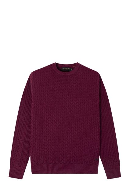 MAGLIA UOMO NUVOLARI MAUVE