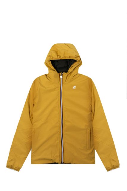 GIUBBOTTO UOMO K-WAY JACK ECO THERMO DOUBLE YELLOW Z/GREEN B