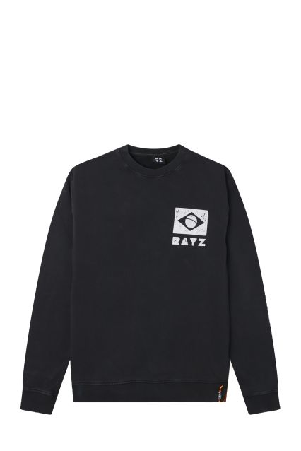 FELPA UOMO RAYZ FLAG NERO