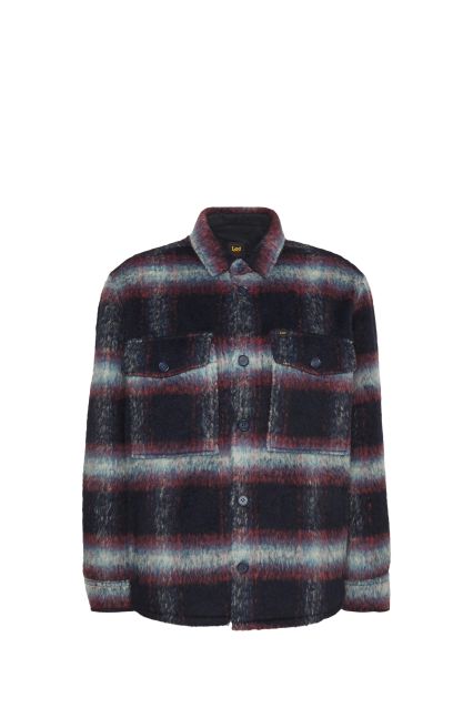 CAMICIA UOMO OVERSHIRT LEE LOOSE SKY CAPTAIN