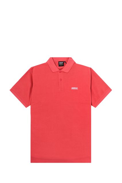 POLO UOMO BARBOUR INTERNATIONAL MINERAL RED