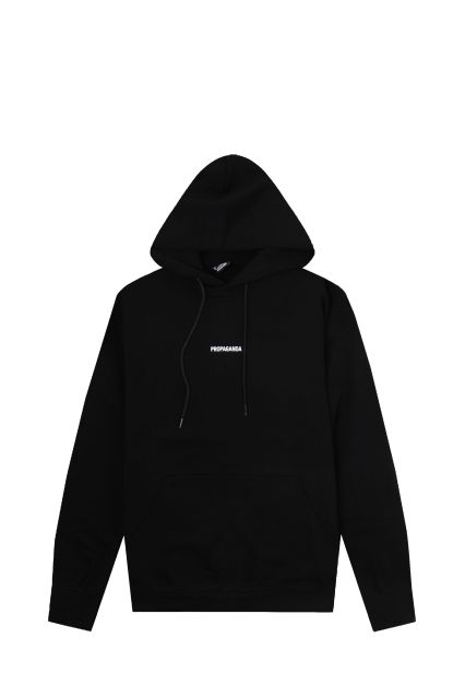 FELPA UOMO PROPAGANDA RIBS WAVES BLACK