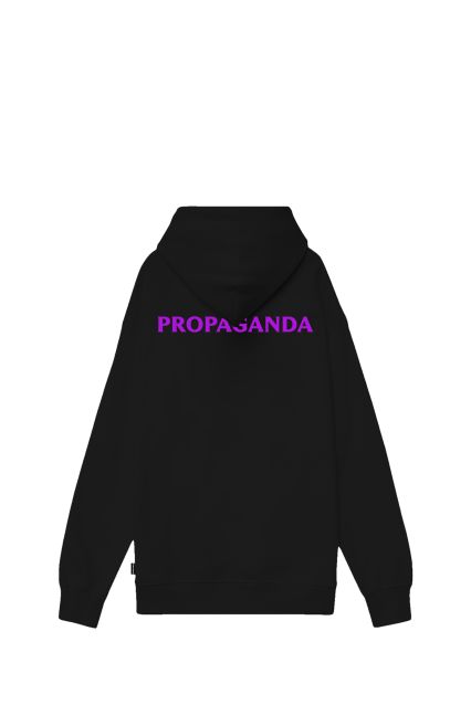 FELPA UOMO PROPAGANDA LOGO VENOM BLACK