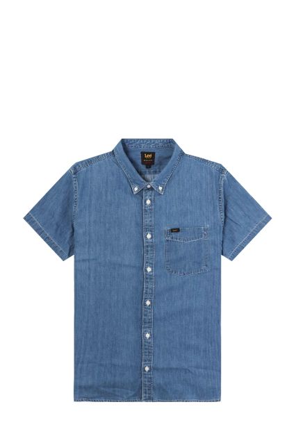 CAMICIA UOMO LEE SS SHASTA SHIRT BLUE
