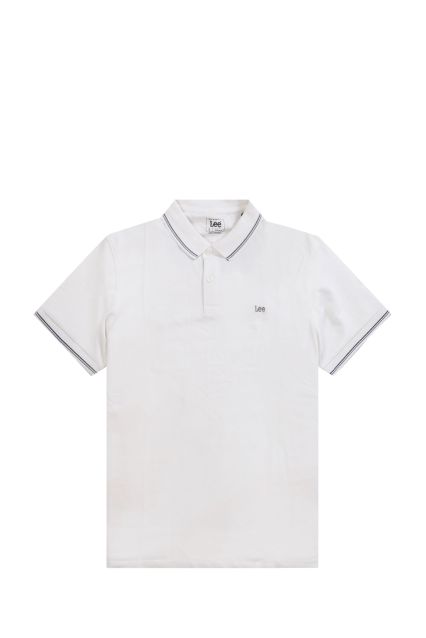 POLO UOMO LEE BRIGHT WHITE