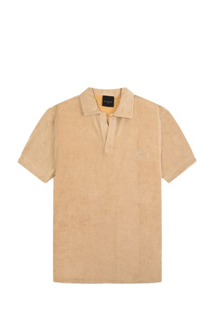 POLO UOMO GAELLE PARIS GAAB98 BEIGE SPUGNA