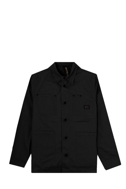 OVERSHIRT CAMICIA UOMO NUVOLARI MICHIGAN NERO