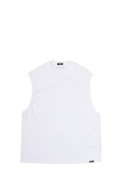 CANOTTA UOMO DSQUARED2 ICON WHITE/RED