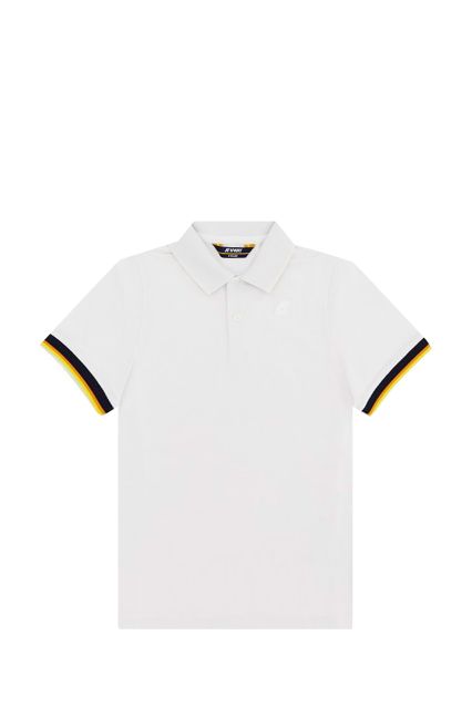 POLO UOMO K-WAY WHITE