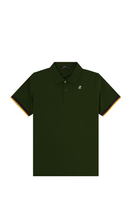 POLO UOMO K-WAY GREEN CYPRESS