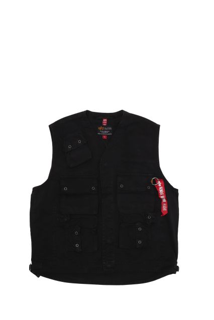 SMANICATO UOMO ALPHA INDUSTRIES BLACK