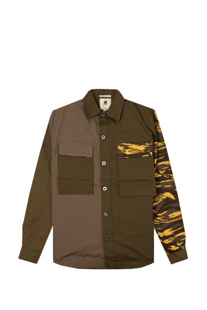 CAMICIA UOMO G-STAR RAW SHADOW OLIVE