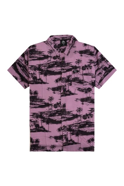CAMICIA UOMO RIP CURL PARTY PACK SHIRT DUSTY PURPLE
