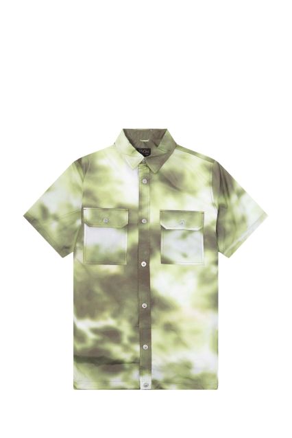 CAMICIA UOMO TAION MILITARY SHIRTS TIE DYE