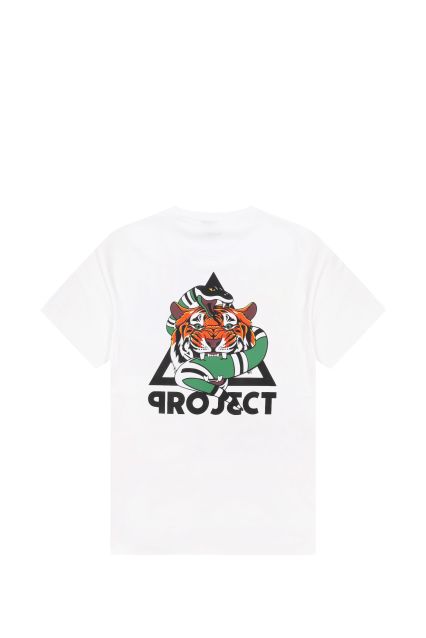 T-SHIRT UOMO PROJ3CT TIGER BIANCO